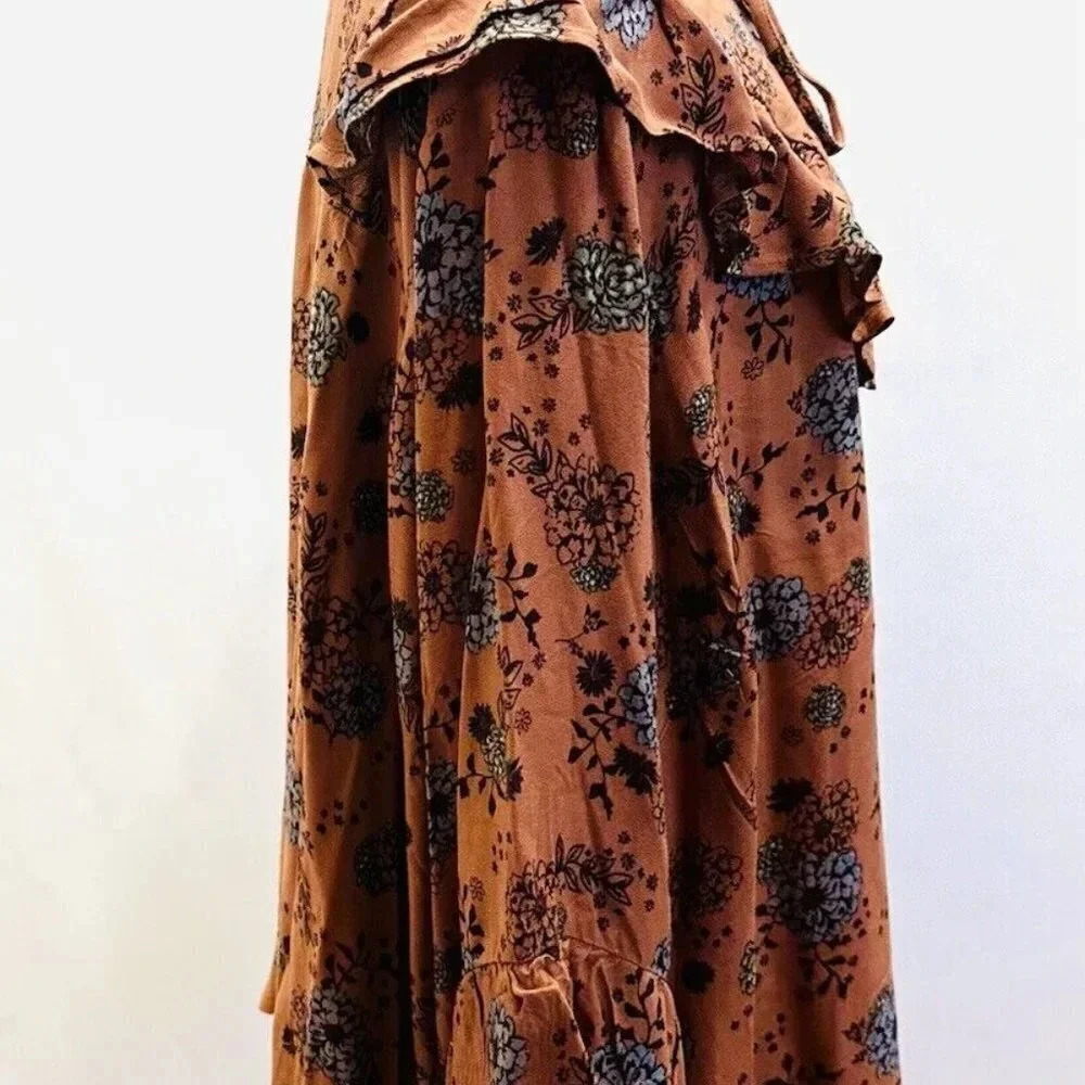 NWT SONOMA Women Long Sleeve Pull Over Keyhole Round Neck Floral  Shirt Size 3X - Picture 5 of 13